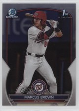 2023 Bowman Draft Chrome Refractor Marcus Brown #BDC-26 01wt