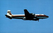 Fairbanks International Airport, Douglas DC-7, Avion Foto by Jay Selman Postcard