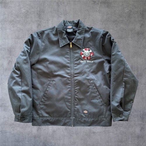 Dickies Rip City Skates Santa Monica Eisenhower Jacket Medium Gray Quilt Lined⁠
