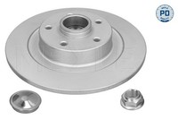 2X Meyle Bremsscheibe Hinterachse Voll Ø300Mm FüR Renault Laguna Iii Grandtour