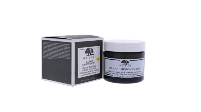 Origins Clear Improvement Charcoal Honey Mask to Purify & Nourish 2.5oz | New - Image 3 of 3