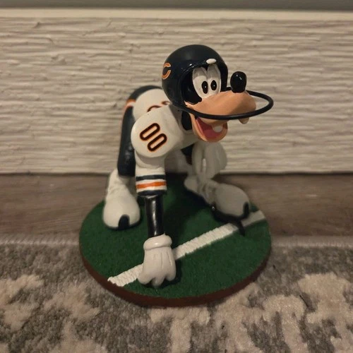 Disney Goofy Football Figurine Hard Plastic Collectible Cartoon Animal