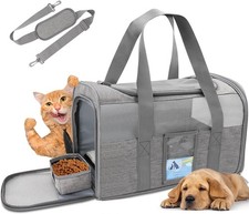 Refrze Pet Carrier Airline Approved, Cat Carriers for Medium Cats Small Cats, So