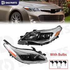 For 2013-2015 Toyota Avalon Headlights Headlamps w/Bulbs Halogen Left&Right Side