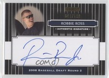 2008 Razor Signature Series Black 49/199 Robbie Ross #147 Auto 0a1