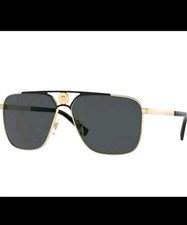 Versace Men's Rectangular Sunglasses- VE223812526G New 