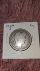 1904-S Barber Half Dollar Silver 50C Better Date San Francisco Mint G/VG