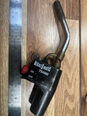 Bernz-O-Matic TS4000 Trigger Start High Heat Torch Head Map Gas Propane Tested!