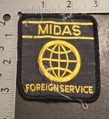Vtg MIDAS FOREIGN SERVICE Brakes / Auto Service Patch