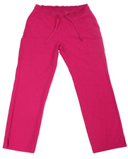 Mandala Women's 9-Pocket Cargo Scrub Pants Size LARGE Raspberry
