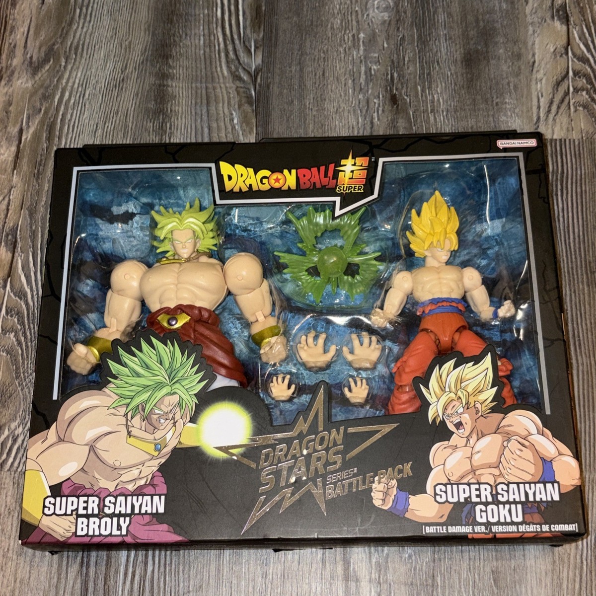 海外版　ドラゴンボールスーパースターズ フィギュアセット Dragon Ball Super Dragon Stars Broly vs Goku 2 Pack Action Figures