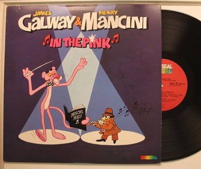 James Galway, Henry Mancini Lp In The Pink On Rca - Vg++ To Nm / Vg++