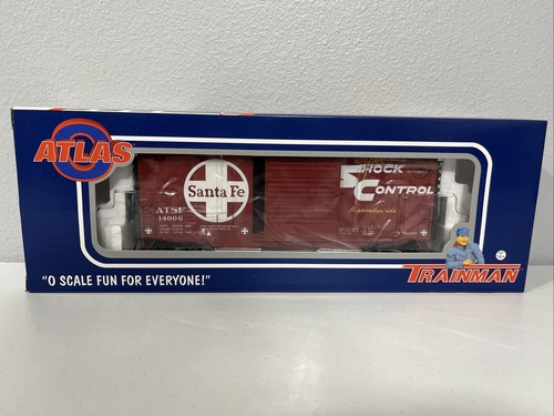 Atlas “O” 803-3 - 40’ Hy-Cube Box Car - Santa Fe #14006 - (3-Rail) | Condition: Used
