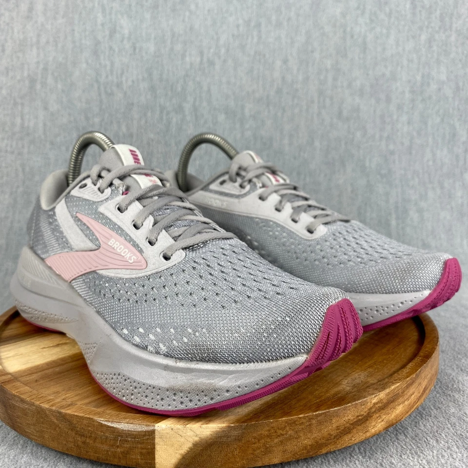 Brooks Adrenaline GTS 24 Shoes Womens Size 9 2A Narrow Gray Sneakers Running - Image 2 of 4