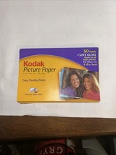 Kodak Picture Paper For Ink Jet Prints 38 Sheets 4x6 , 40 Sheets 8.5x11