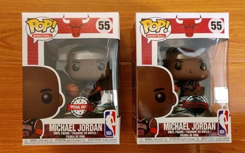 Michael Jordan Funko Pop NBA #55 Chicago Bulls AJ XI Retro Concord Lot Of 2