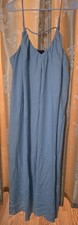Boohoo Sky Blue Cut Out Maxi Dress Size 12
