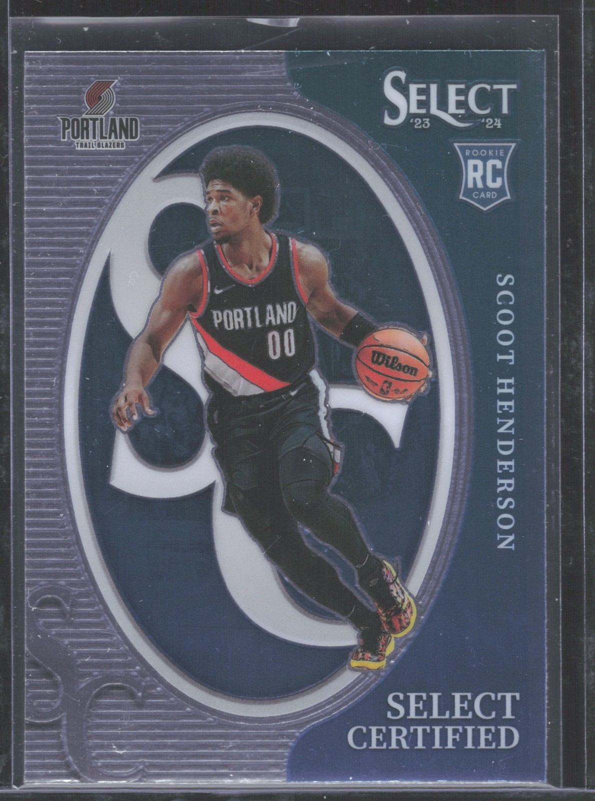 2023-24 Panini Select #19 Scoot Henderson RC Select Certified - Trail Blazers