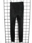 WHITE HOUSE BLACK MARKET🌸  SIZE 2==BLACK / STRETCH FLOCKED / RUNWAY LEGGING — photo 3