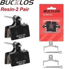 2 Pairs Mountain Road Bike Disc Brake Pads Resin for Shimano G01S BR-M9000 M8000
