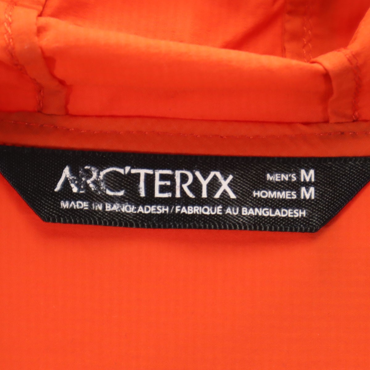 ARC'TERYX Nylon jacket M Orange Hoodie Outdoor 13624-66123-10/13