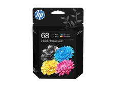 HP 68 2-Pack Black/Tri-color Original Ink Cartridge Combo, 6L6S2TN