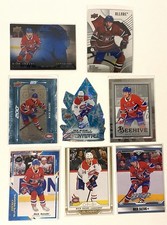 Nick Suzuki Montreal Canadiens 8 Hockey Card Lot - Ice Crystals, Gold Glossy ++