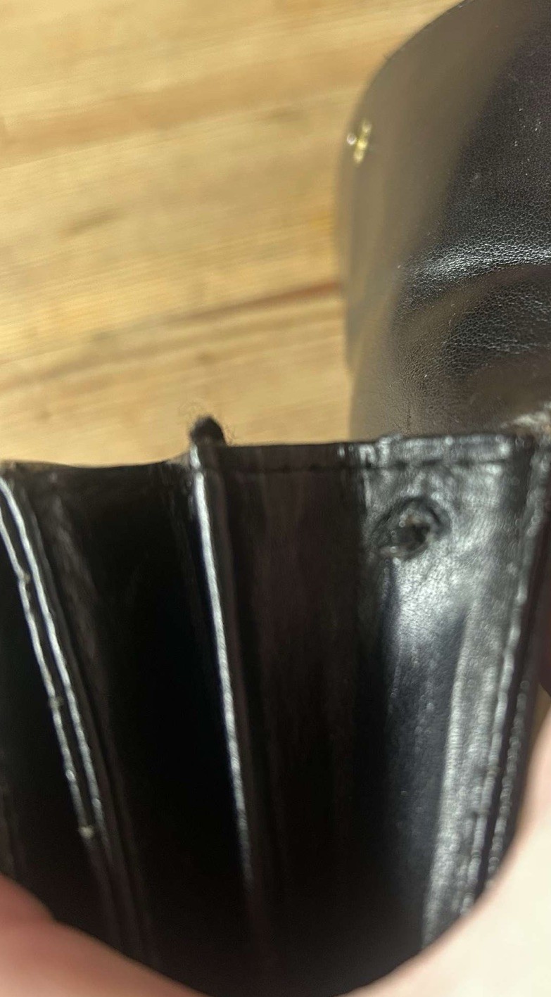AUTHENTIC PRADA Milano 1913 Wallet Unisex Black Leather   RRP 180.00/200.00 image 6
