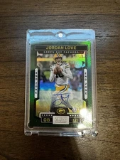 Jordan Love Panini  Score AUT0 /6 Green no.90 PACKERS