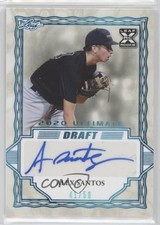 2020 Leaf Ultimate Draft Platinum Spectrum 41/50 Alex Santos #BA-AS2 Auto 0c6