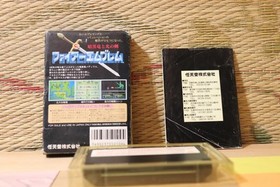 Fire Emblem Ankokuryu w/box manual Japan Nintendo Famicom FC NES VG-!