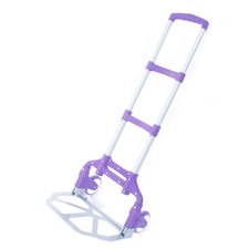 Folding Aluminum Dolly Hand Truck Portable Luggage Cart Collapsible Push Trolley