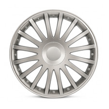 Set 4 Copricerchi 14" Universali Borchie Ruota Coppe Crystal Auto