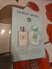 Giorgio Armani Mens Acqua di Giò Eau de Toilette 5ml & Eau De Parfum Splash 5ml