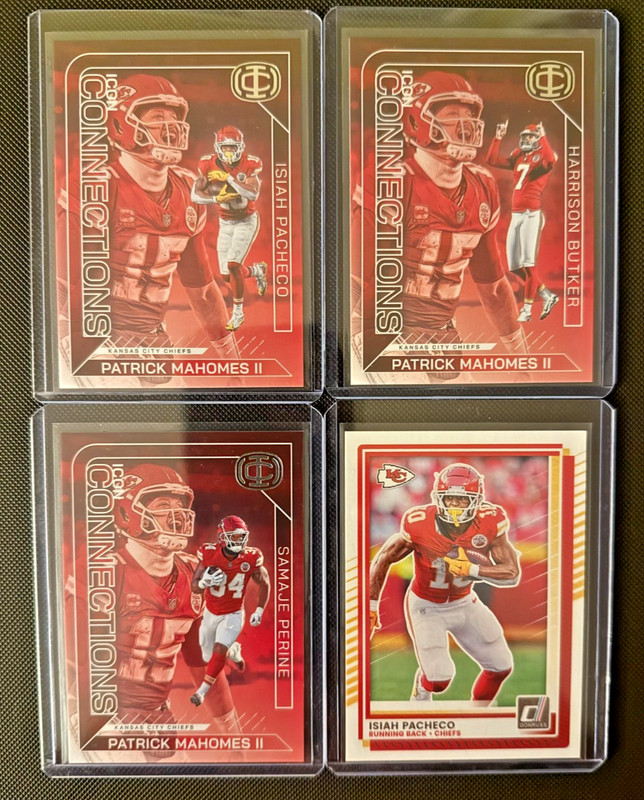 13 Various Kansas City Chiefs Trading Cards