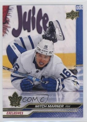 2023-24 Upper Deck Series 2 Exclusives 5/100 Mitch Marner #418 1j6p