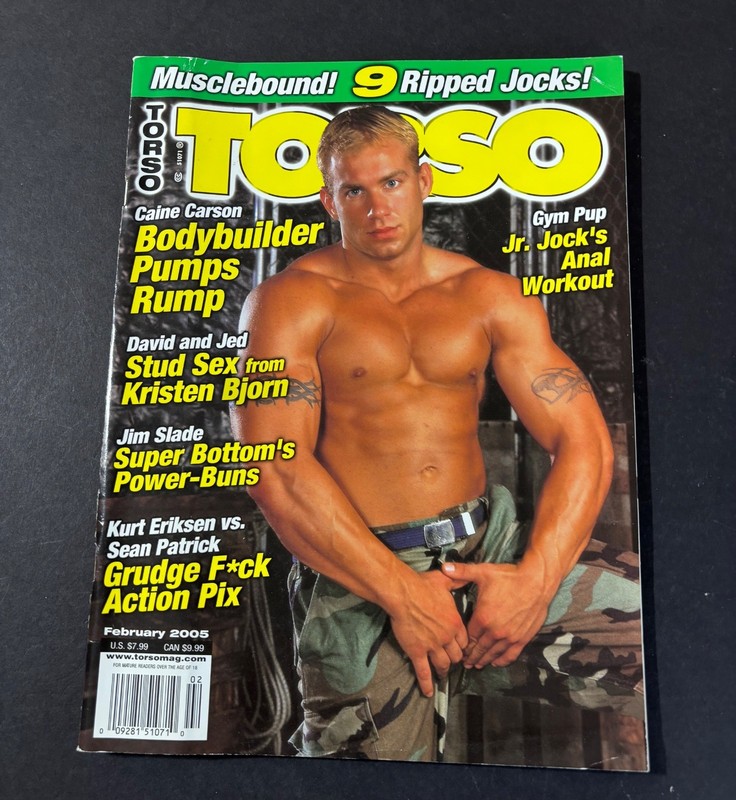 VINTAGE TORSO MAGAZINE FEBRUARY 2005 GAY INTEREST