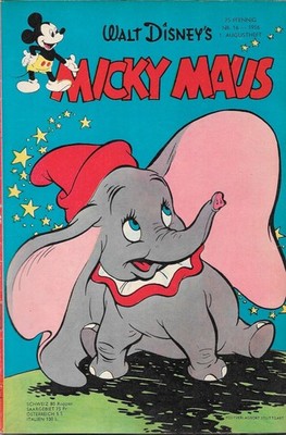 Walt Disney Micky Maus 1956/Nr. 16 Originalheft ! ERSTAUSGABE