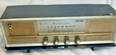 NATIONAL ナショナル真空管ラジオ DX-365 National DX-365 Vintage 1960 Vacuum Tube Radio Wide Sonic Super
