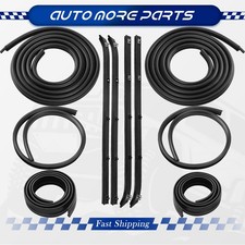 10pcs Door Window Weatherstrip Seal Kit For Dodge D150 D250 D350 Ramcharger W150