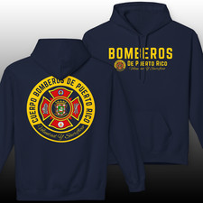 Bomberos De Puerto Rico Fire Department Firefighters Hoodie