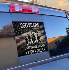 250 Years Rear Middle Sliding Window For Dodge Ram 2009-2026 Black Solider 250 Years Rear Middle Sliding Window For Dodge Ram 2009-2026 Black Solider