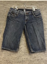 Silver Jeans Nina Women s Shorts Denim Size 31 Blue Medium Wash Classic Retro
