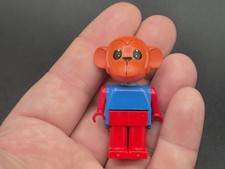 ?? Vintage LEGO FABULAND Workman Marc MARK MONKEY 1980 Minifigure Figure ??