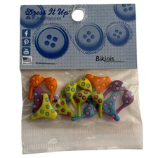 Dress It Up Bikinis Embellishments & Buttons - Beach Summer Swimming Ocean 052