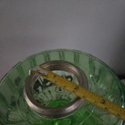 Vintage Aladdin Antique Green Crystal Cathedral Uranium Glass Kerosene Lamp. — photo 7