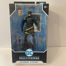 SEALED McFarlane DC Multiverse Jim Gordon As Batman Batman Endgame Platinum New