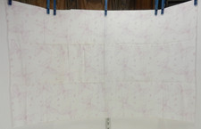 Lilac Butterflies Flannel Fabric Remnant 24" x 42"