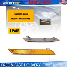 LH RH Front Bumper Marker Reflector Amber Lights For BMW X6 E71 2008-14 2-20X