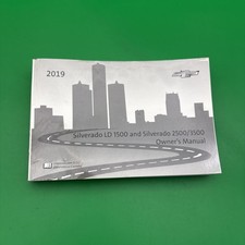 2019 CHEVROLET SILVERADO OWNERS MANUAL With free shipping included